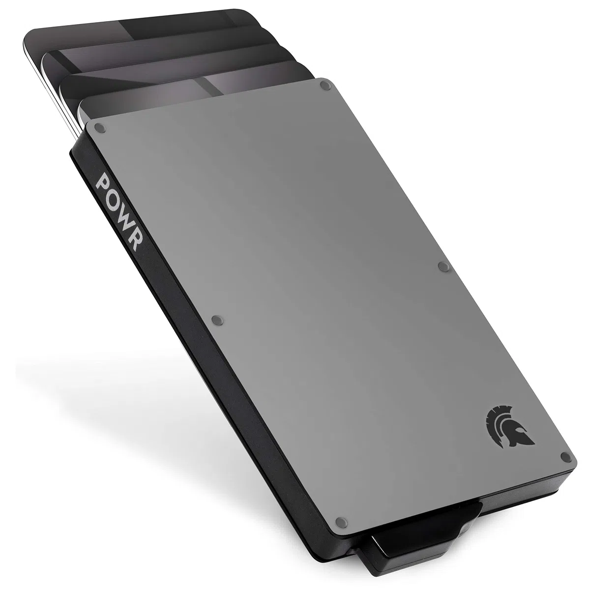 POWR Porta Tarjetas de Metal | Tarjetero Metalico RFID | Porta Tarjetas de Credito