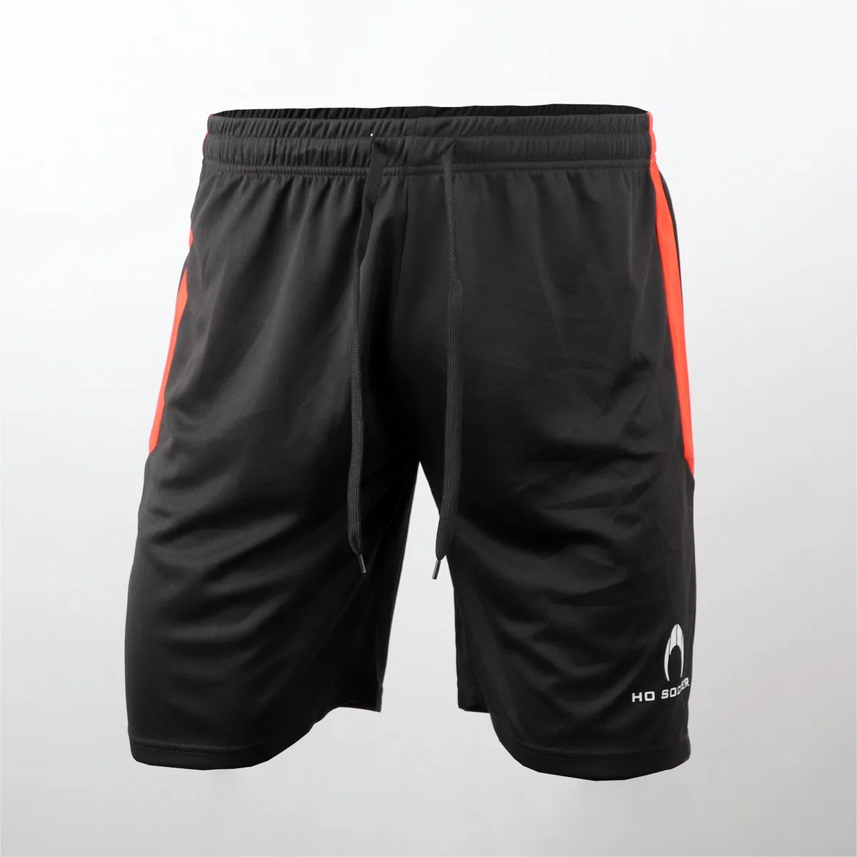 HO Soccer Pantalón de Fútbol Akademia Negro/Rojo - Pantalones Cortos Unisex niños