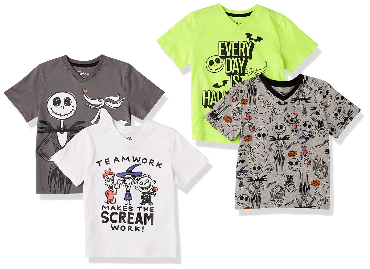 Amazon Essentials Niños Camisetas de Cuello en v de Manga Corta