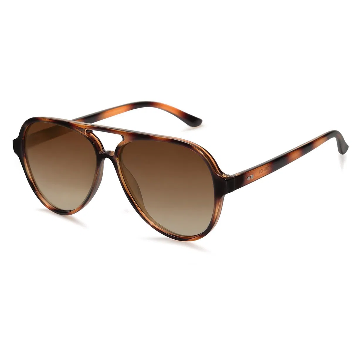 SOJOS Gafas de Sol Retro Polarizadas para Hombres y Mujeres de Doble Puentes Clásica SJ2201