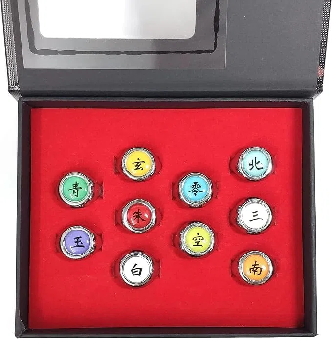 Los 10 anillos de los akatsuki