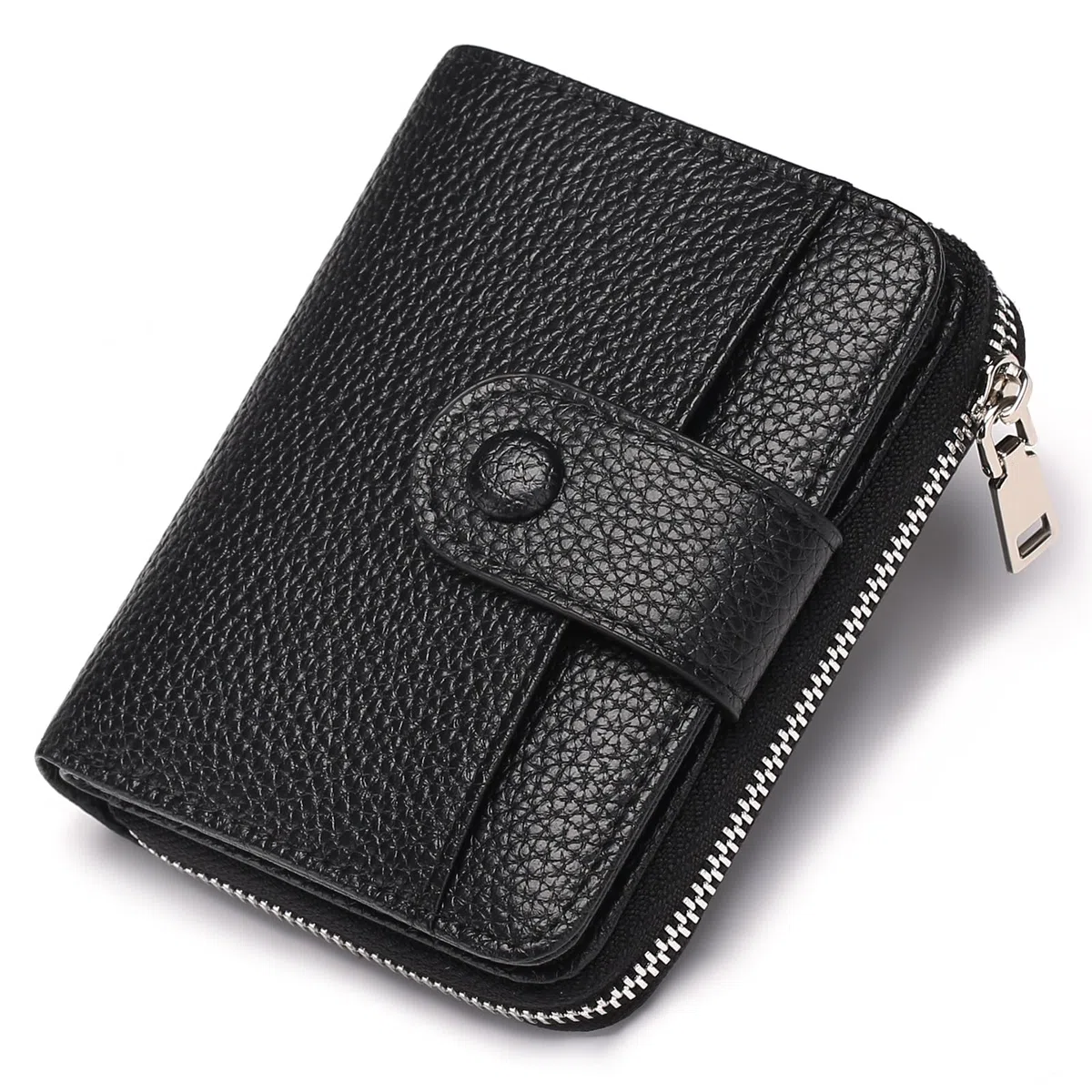 GAEKEAO Cartera Mujer Pequeña, Monedero Mujer en Formato Corto con Bloqueo RFID, con 6 Ranuras para Tarjetas y Bolsillo Monedero con Cremallera, Regalos para Mujers