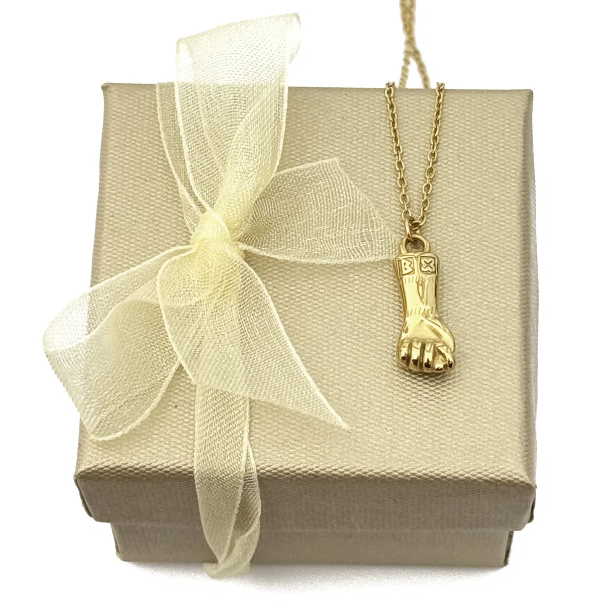 Simboliks Amuleto Higa, Mano Puño, collar Higa dorado, Colgante puño de la Suerte, Amuleto Protector contra el Mal de Ojo, Regalo hombre, mano de la Diosa, incluye pulsera de regalo