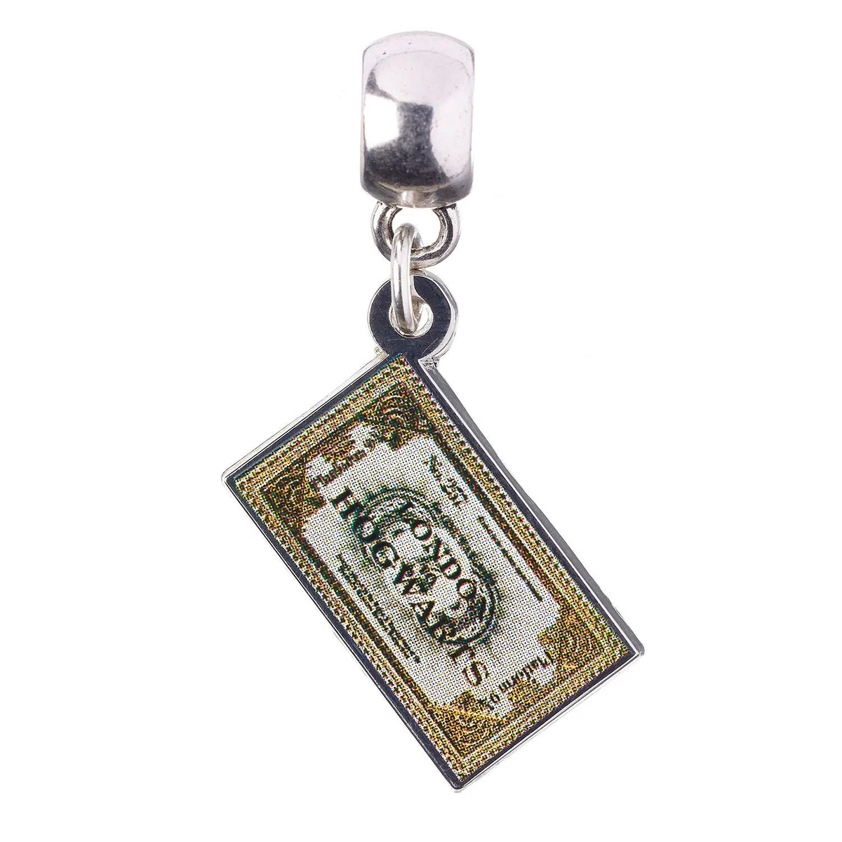HARRY POTTER Colgante charm Hogwarts Express Ticket
