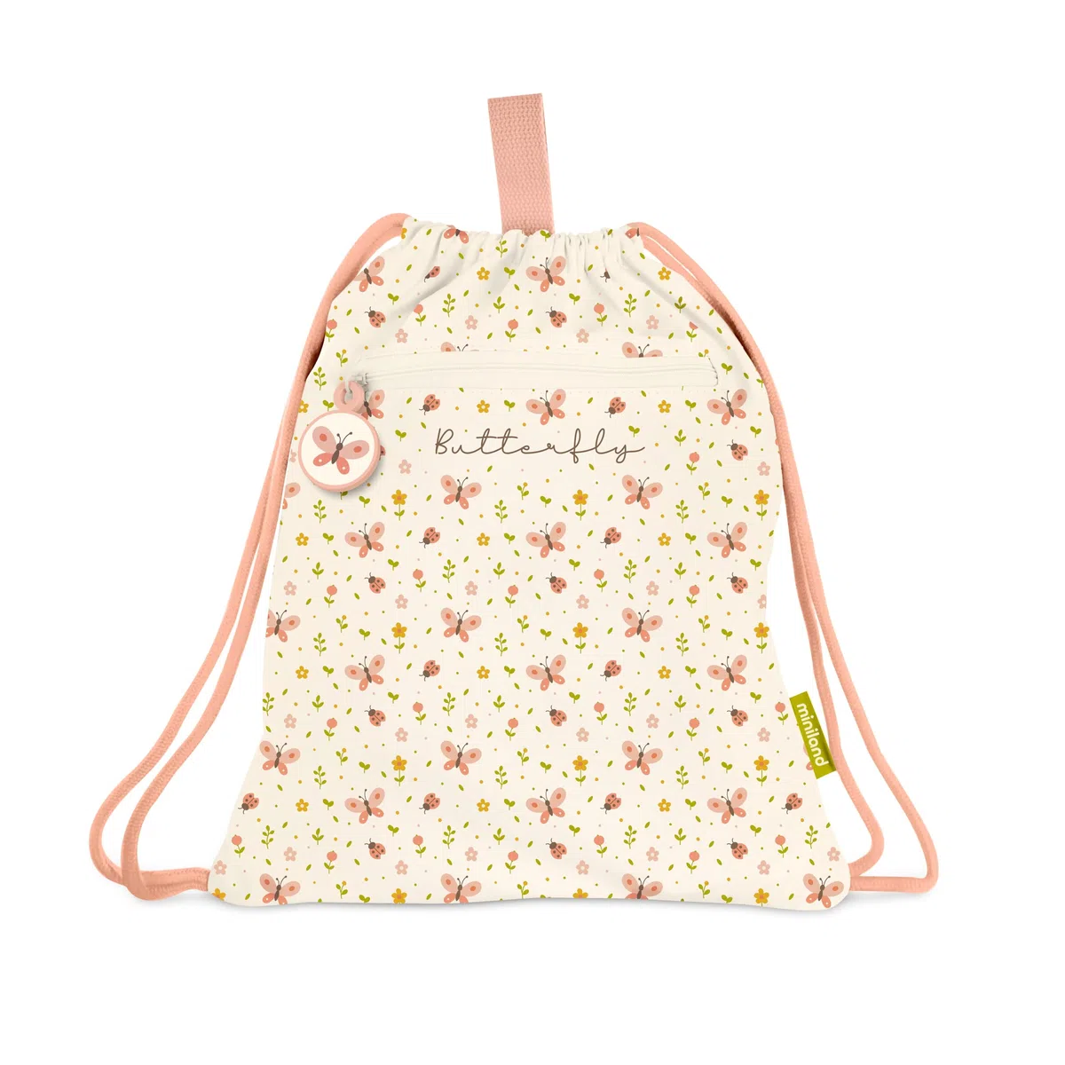 Miniland - Mochila Saco Infantil, Mochila Impermeable para Niños, Resistentes, Cómodas y Divertidas
